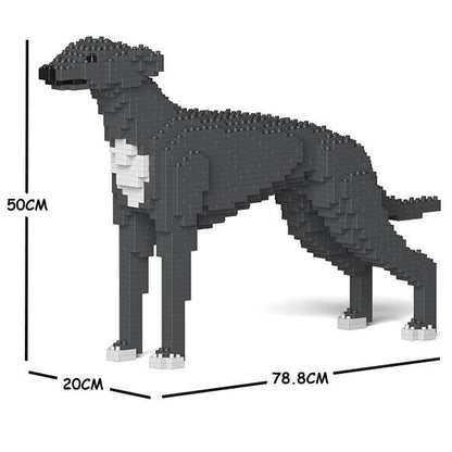 Greyhound Dog Sculptures - LAminifigs , lego style jekca building set