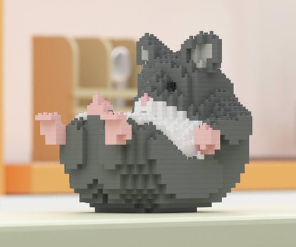 Hamsters Sculptures - LAminifigs , lego style jekca building set