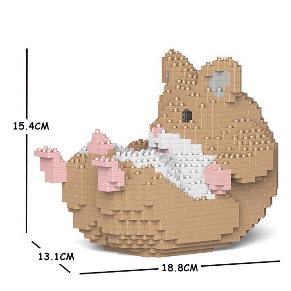 Hamsters Sculptures - LAminifigs , lego style jekca building set