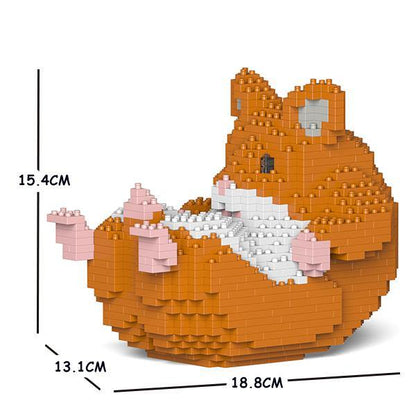 Hamsters Sculptures - LAminifigs , lego style jekca building set