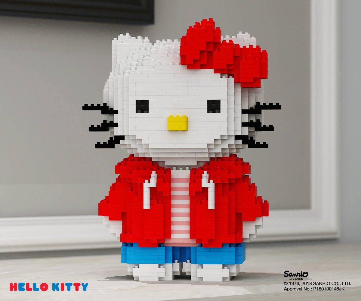 Hello Kitty - LAminifigs , lego style jekca building set