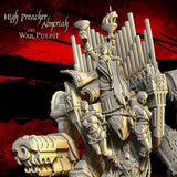 High Preacher Almeriah on War Pulpit - LAminifigs , lego style jekca building set