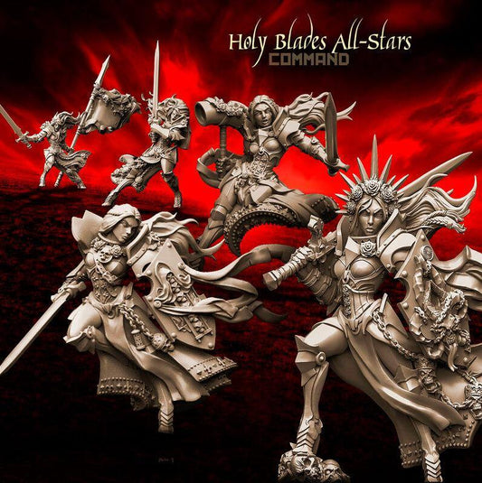 Holy Blades All-Stars - COMMAND Group - LAminifigs , lego style jekca building set