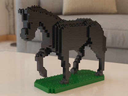 Horses Sculptures - LAminifigs , lego style jekca building set