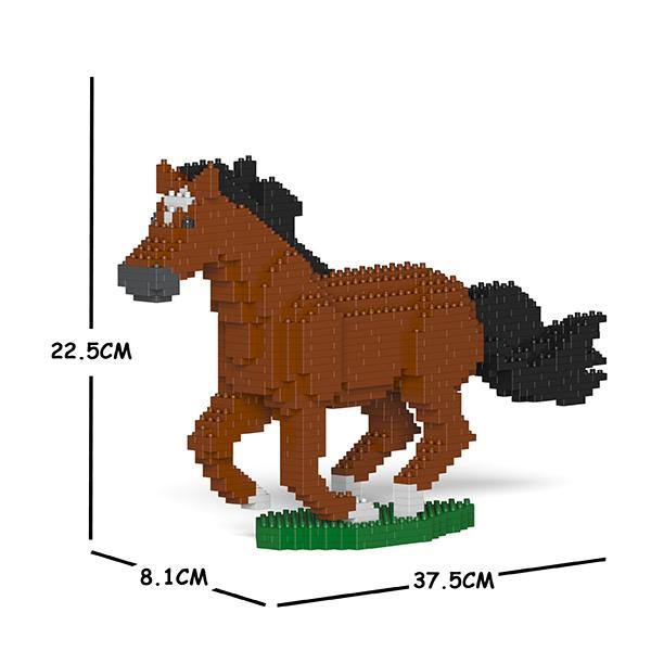 Horses Sculptures - LAminifigs , lego style jekca building set