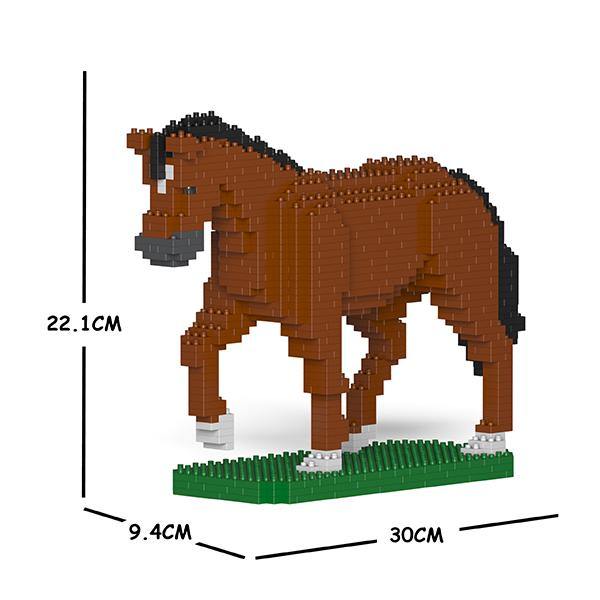 Horses Sculptures - LAminifigs , lego style jekca building set