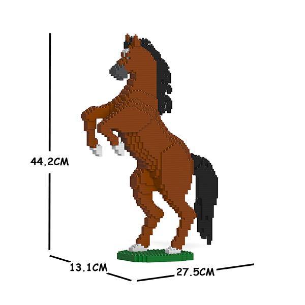 Horses Sculptures - LAminifigs , lego style jekca building set