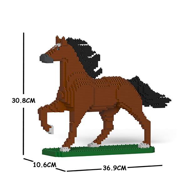 Horses Sculptures - LAminifigs , lego style jekca building set