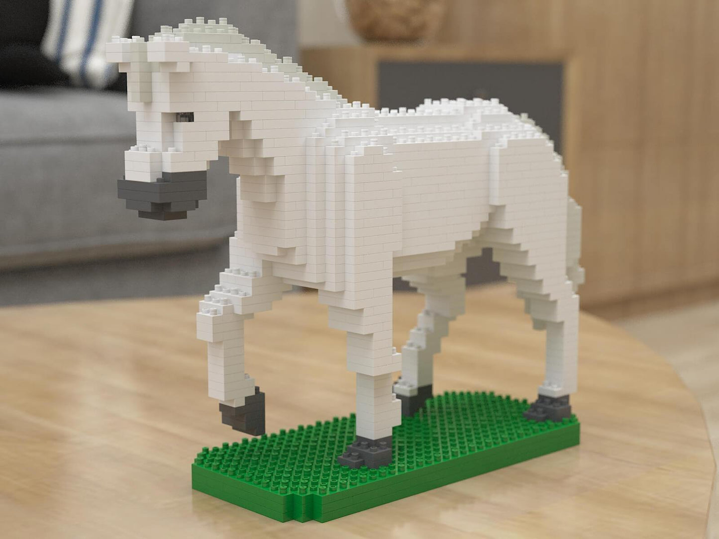 Horses Sculptures - LAminifigs , lego style jekca building set