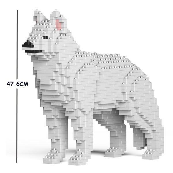 Husky Dog Sculptures - LAminifigs , lego style jekca building set