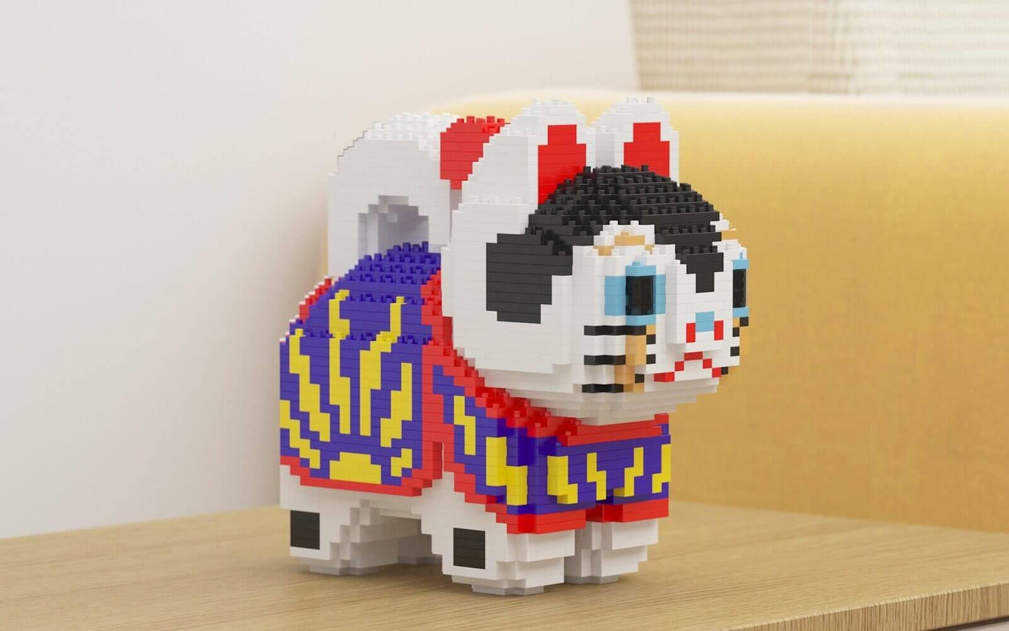 Inu Hariko Sculptures - LAminifigs , lego style jekca building set