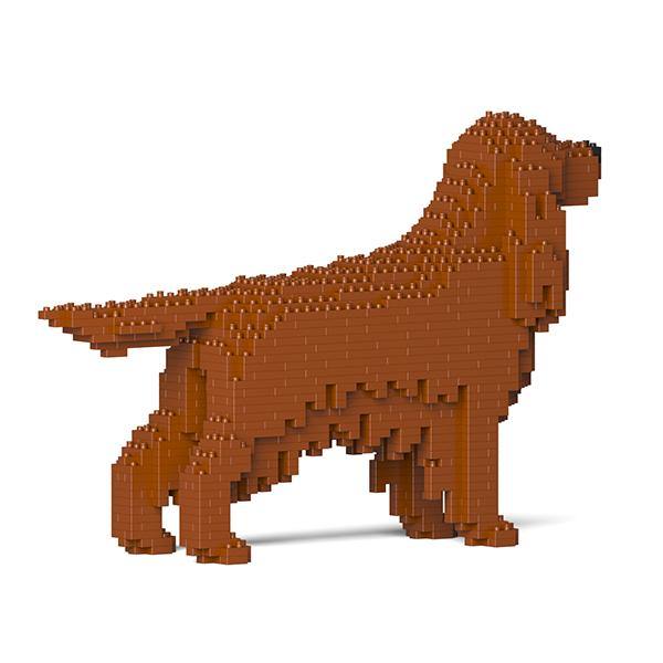 Irish Setter Dog Sculptures - LAminifigs , lego style jekca building set