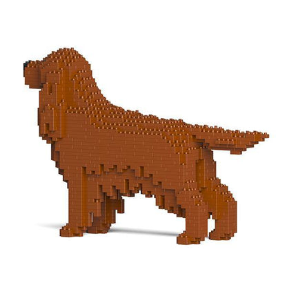 Irish Setter Dog Sculptures - LAminifigs , lego style jekca building set