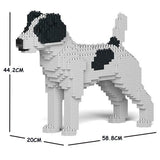 Jack Russell Terrier Dog Sculptures - LAminifigs , lego style jekca building set