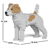 Jack Russell Terrier Dog Sculptures - LAminifigs , lego style jekca building set