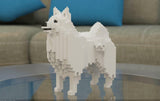 Japanese Spitz Dog Sculptures - LAminifigs , lego style jekca building set
