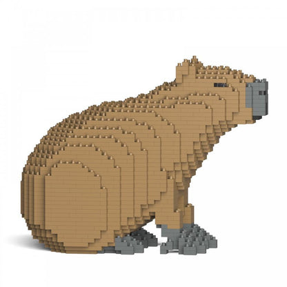 Capybara Sculpture - LAminifigs , lego style jekca building set