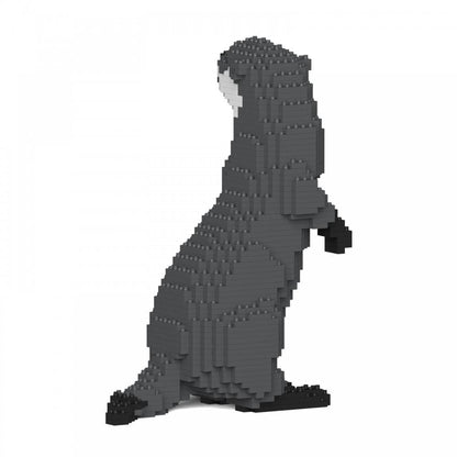 Asian Small-Clawed Otter Sculpture - LAminifigs , lego style jekca building set