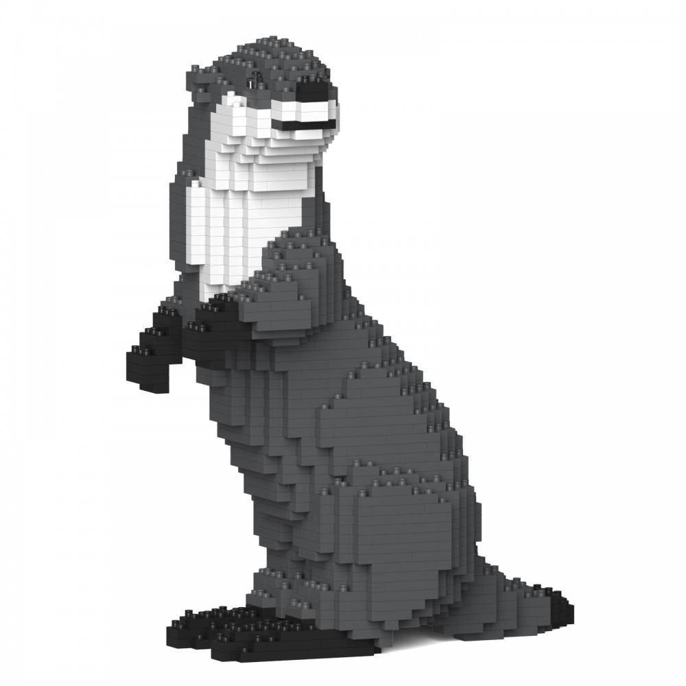 Asian Small-Clawed Otter Sculpture - LAminifigs , lego style jekca building set