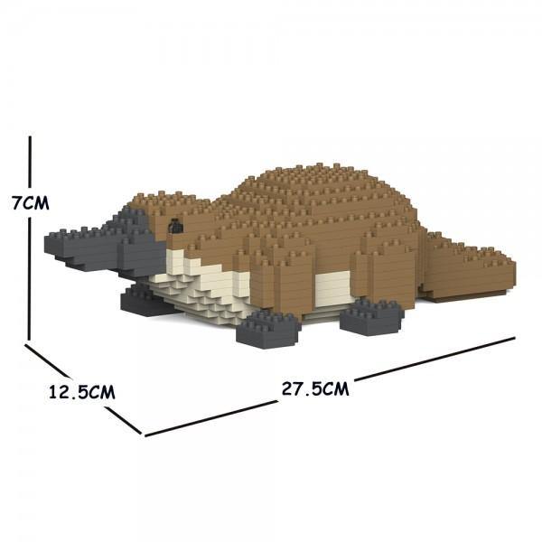 Platypus Sculpture - LAminifigs , lego style jekca building set, small size