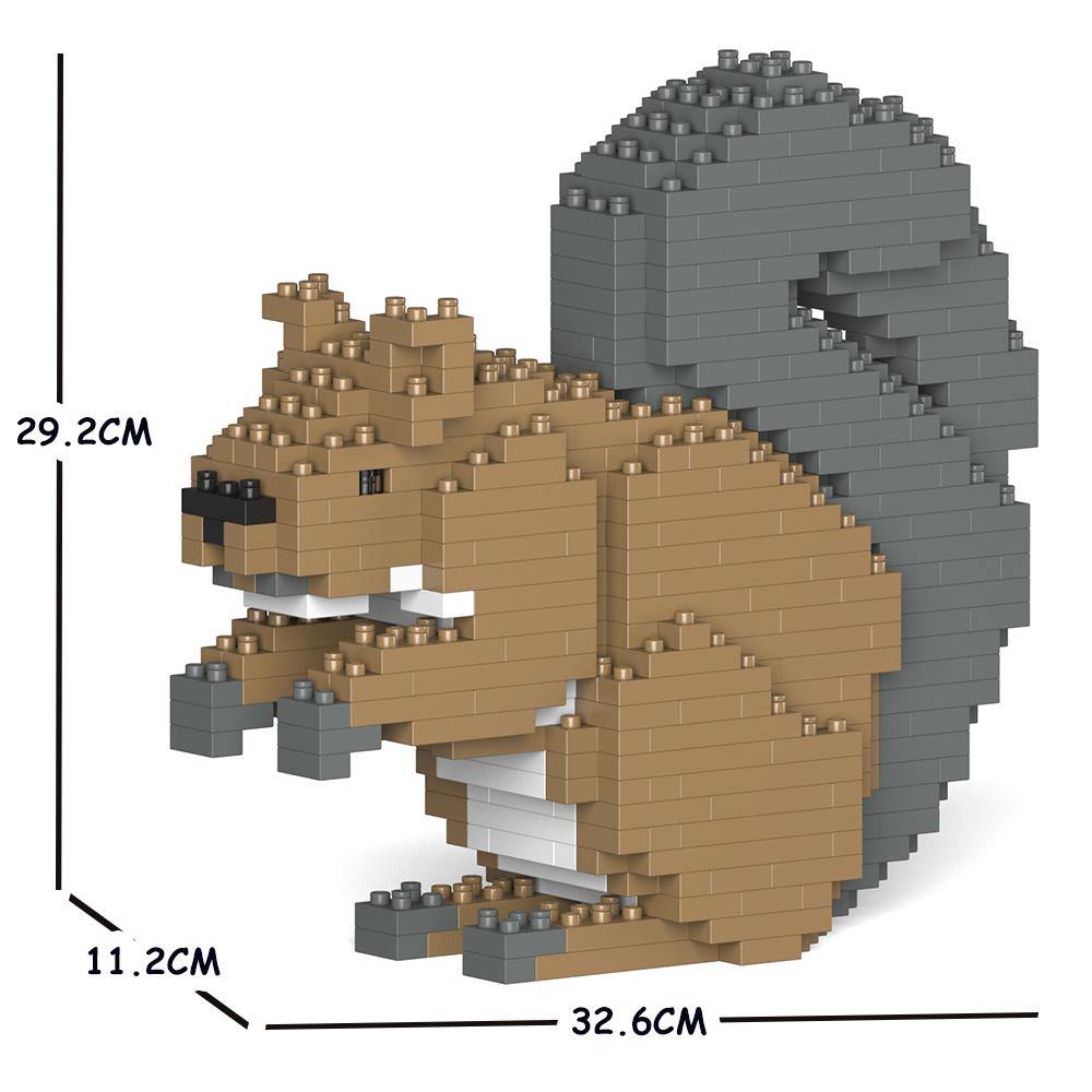 Squirrel Sculpture - LAminifigs , lego style jekca building set