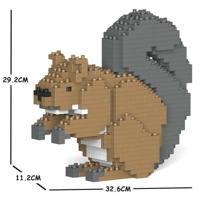 Squirrel Sculpture - LAminifigs , lego style jekca building set