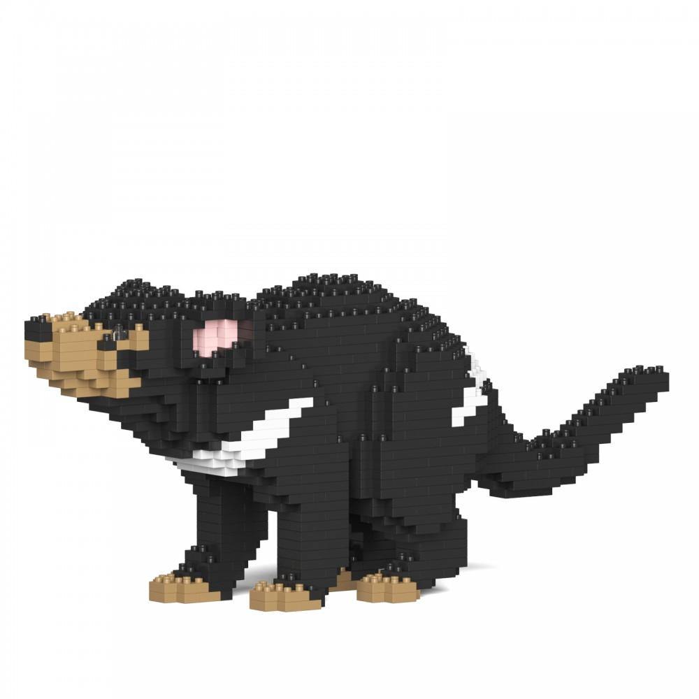 Tasmanian Devil Sculpture - LAminifigs , lego style jekca building set