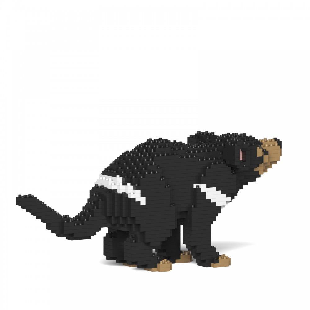 Tasmanian Devil Sculpture - LAminifigs , lego style jekca building set
