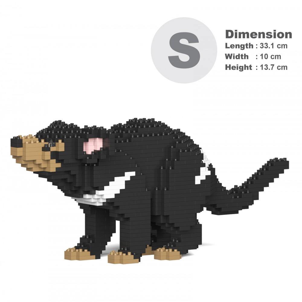 Tasmanian Devil Building Set small size dimensions