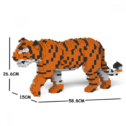 Tiger Sculpture - LAminifigs , lego style jekca building set, Big size