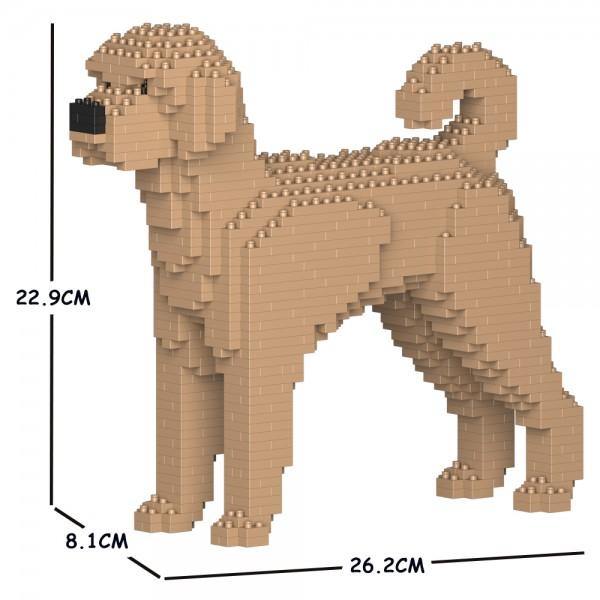 Labradoodle Dog Sculptures - LAminifigs , lego style jekca building set