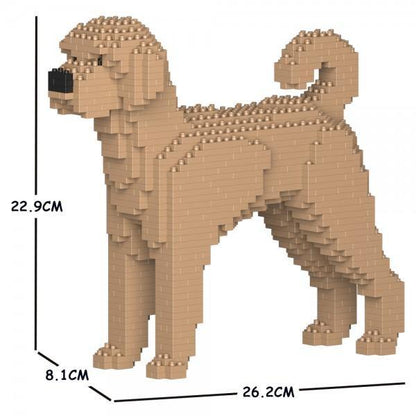 Labradoodle Dog Sculptures - LAminifigs , lego style jekca building set