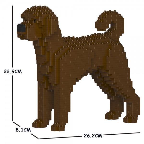 Labradoodle Dog Sculptures - LAminifigs , lego style jekca building set