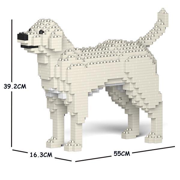 Labrador Retriever Dog Sculptures - LAminifigs , lego style jekca building set