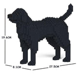 Labrador Retriever Dog Sculptures - LAminifigs , lego style jekca building set