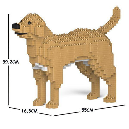 Labrador Retriever Dog Sculptures - LAminifigs , lego style jekca building set