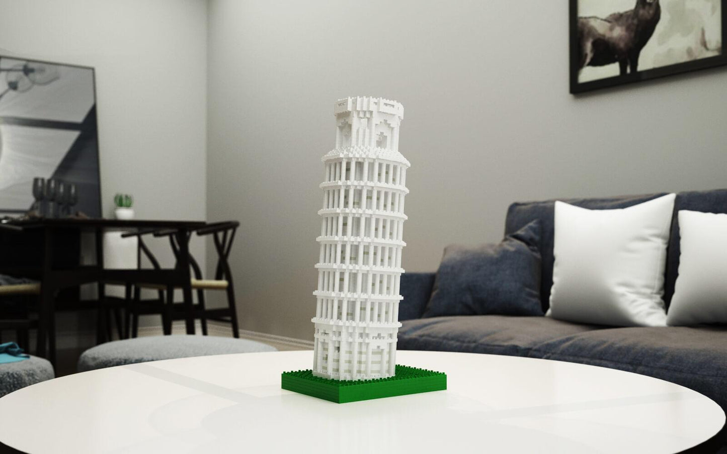 Leaning Tower Of Pisa - LAminifigs , lego style jekca building set