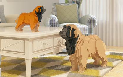 Leonberger Dog Sculptures - LAminifigs , lego style jekca building set