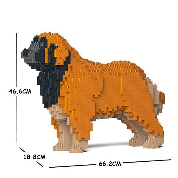 Leonberger Dog Sculptures - LAminifigs , lego style jekca building set