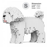 Maltese Dog Sculptures - LAminifigs , lego style jekca building set