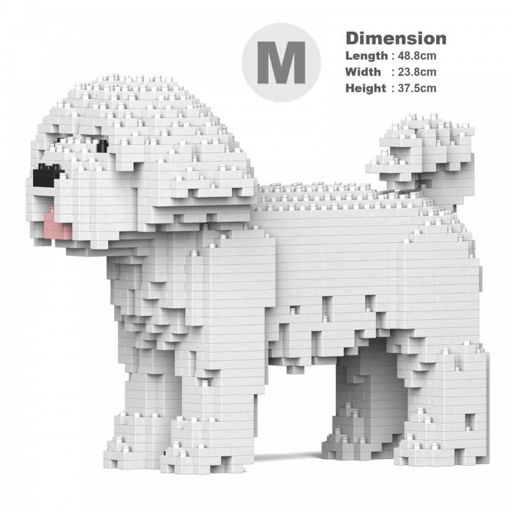 Maltese Dog Sculptures - LAminifigs , lego style jekca building set