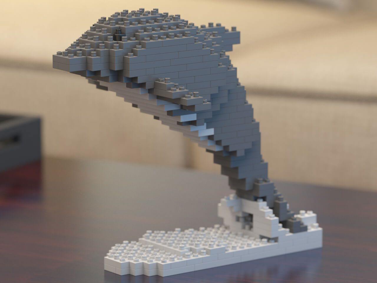 Mammals Sculptures - LAminifigs , lego style jekca building set