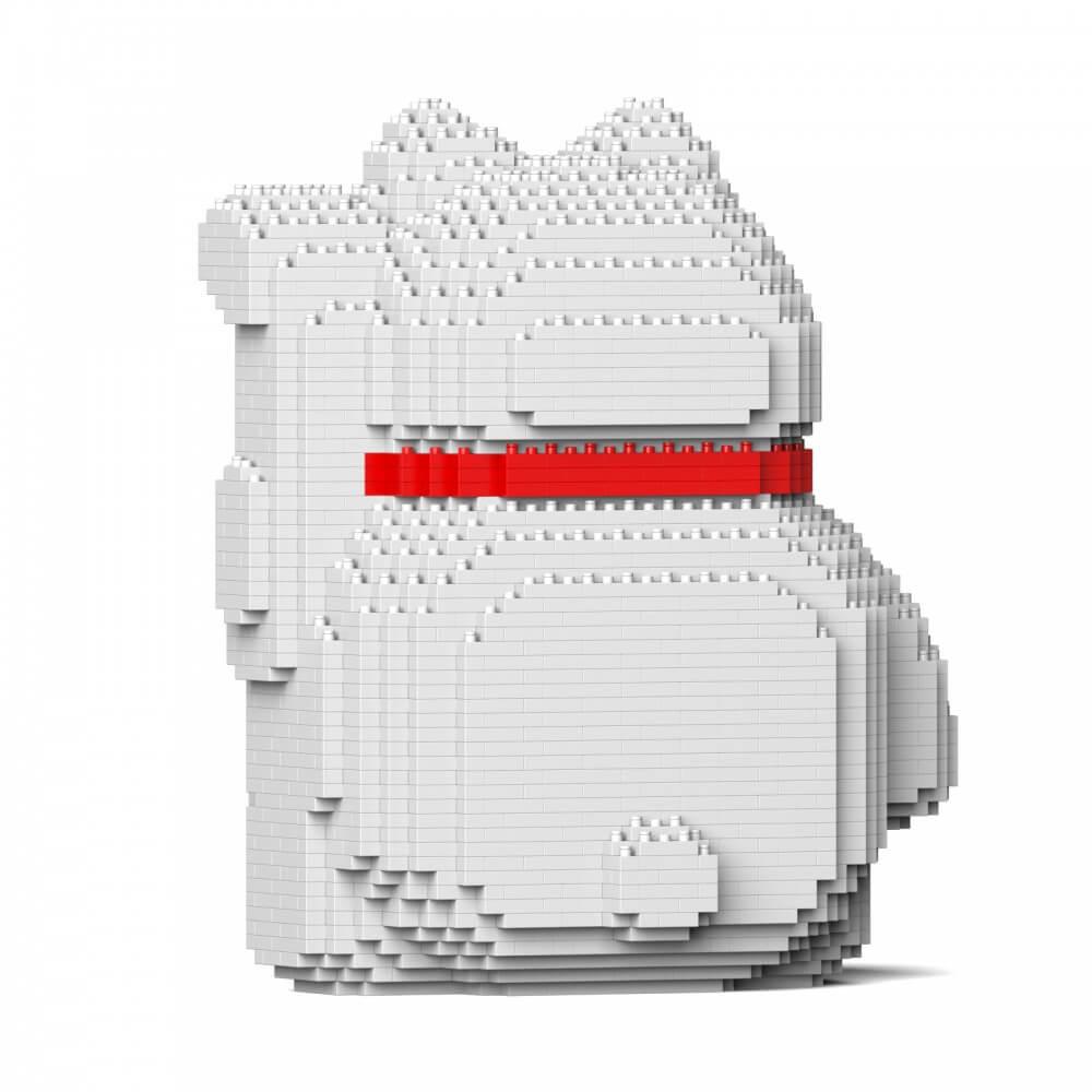 Maneki Neko Sculptures - LAminifigs , lego style jekca building set