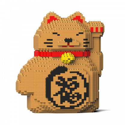 Maneki Neko Sculptures - LAminifigs , lego style jekca building set