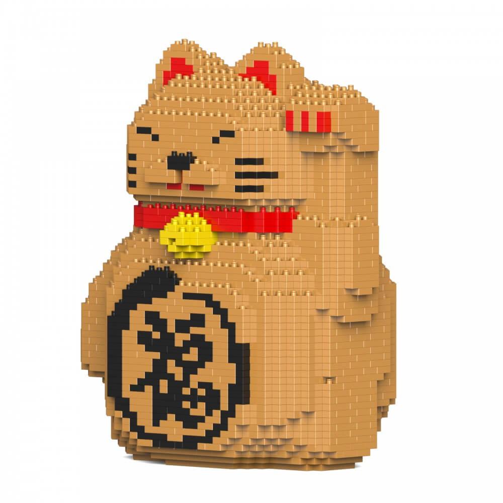 Maneki Neko Sculptures - LAminifigs , lego style jekca building set