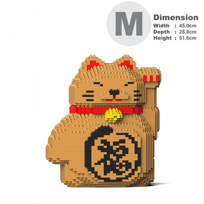 Maneki Neko Sculptures - LAminifigs , lego style jekca building set