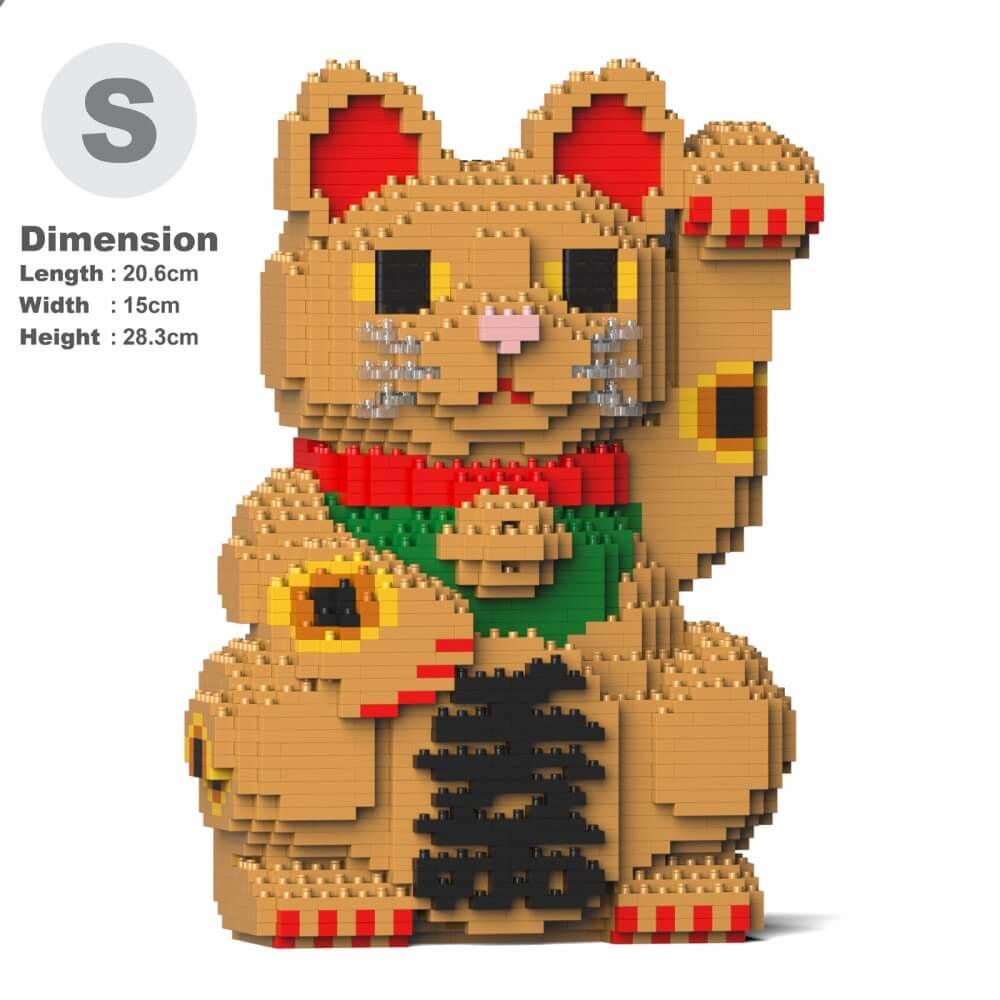 Maneki Neko Sculptures - LAminifigs , lego style jekca building set