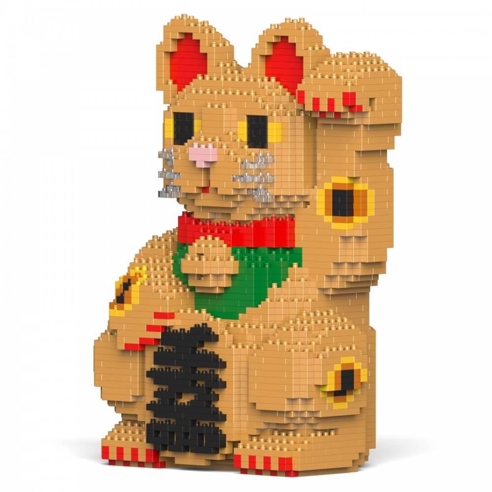 Maneki Neko Sculptures - LAminifigs , lego style jekca building set