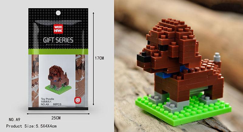 Mini Building Blocks 3D Animal Kits - LAminifigs , lego style jekca building set