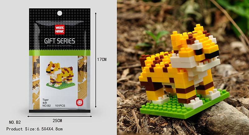 Mini Building Blocks 3D Animal Kits - LAminifigs , lego style jekca building set